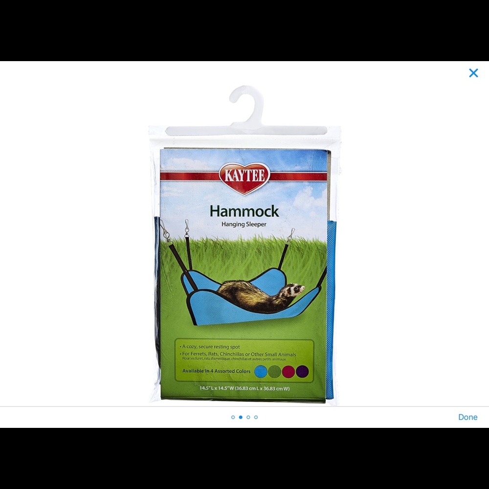 Kaytee Hammock Hanging Sleeper Small